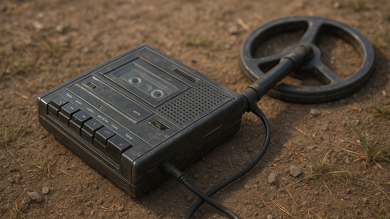 Kaset çalardan altın arama dedektörü yaptılar!