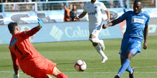 Kasımpaşa ile BB Erzurumspor puanları bölüştü: 1-1