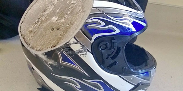 Kask takmanın önemini bir kez daha anlayacaksınız