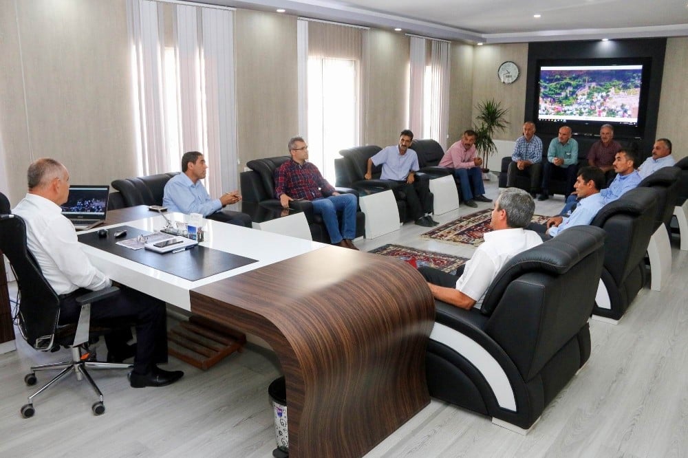 KASKİ Genel Müdürü yatırımlar için Başkan Öztürk ile görüştü 