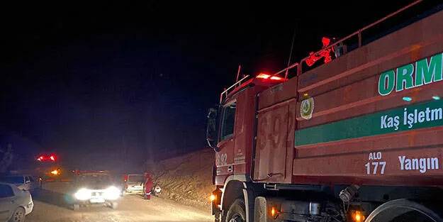Kaş'ta beş ayrı noktada orman yangını! Ekipler oraya koştu