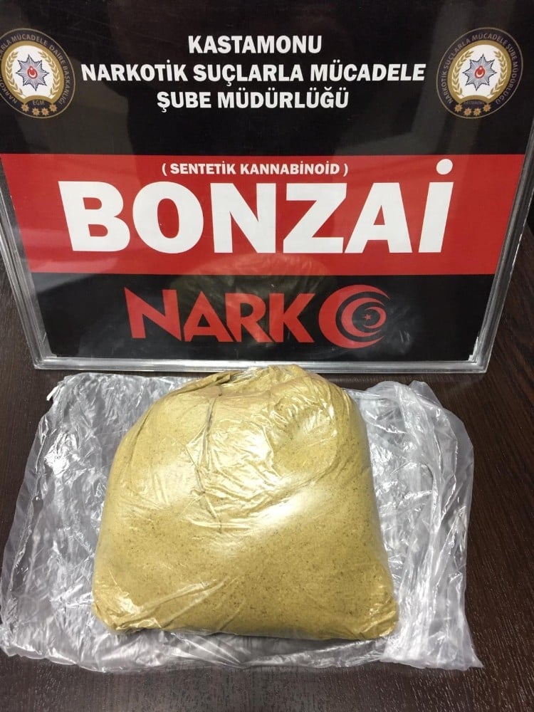 Kastamonu’da 195 gram bonzai maddesi ele geçirildi 