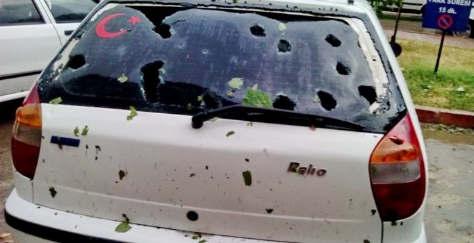 Kastamonu'da 20 dakikalık dolu