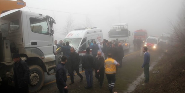 Kastamonu'da trafik kazası: 5 kişi yaralı