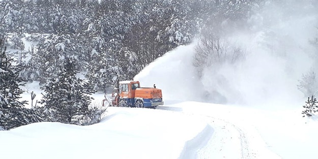 Kastamonu'da yüz yüze eğitime kar engeli