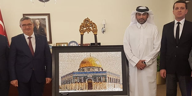 Katar Emiri adına verildi! Başkan Erdoğan’a anlamlı hediyeler