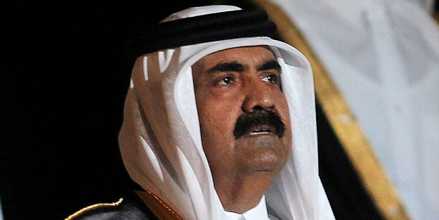 Katar Emirinin babasından, Filistin'e taziye telefonu