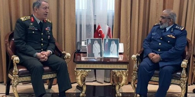 Hulusi Akar, Katar Genelkurmay Başkanı ile görüştü