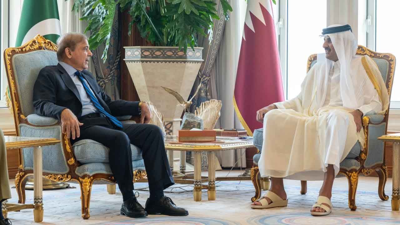 Katar ve Pakistan'dan dünyaya birlik mesajı! Şeyh Temim ve Şahbaz Şerif zirvesi! Bölgesel saldırılara karşı çelikten irade