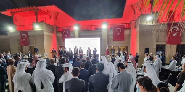 Katar'da 29 Ekim resepsiyonu