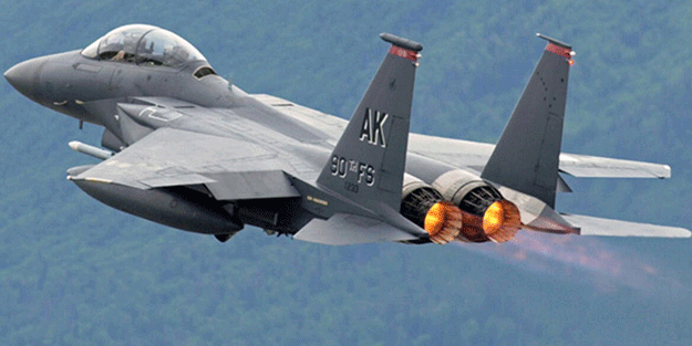 Katar'dan F-15 hamlesi! Bölgeye gittiler