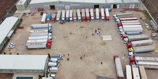 Katar'dan İdlib'deki sağanaktan etkilenen ailelere kışlık yardım