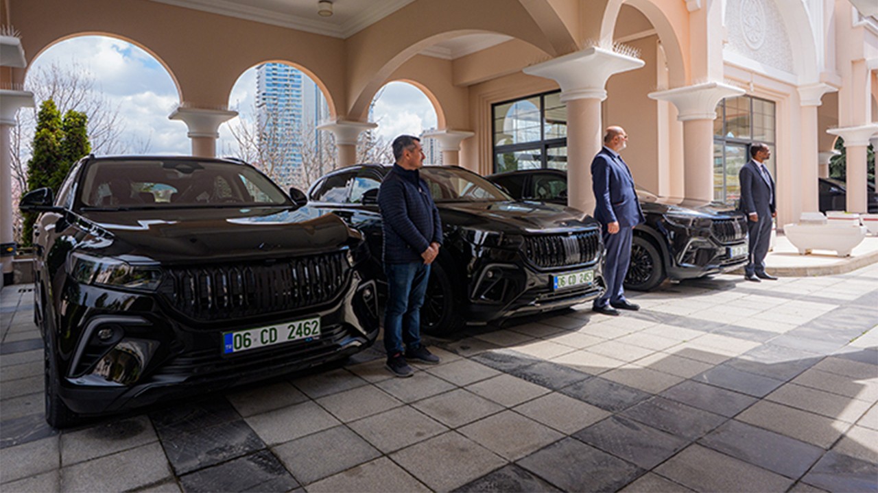 Katar'ın Ankara Büyükelçiliği 6 adet Togg satın aldı