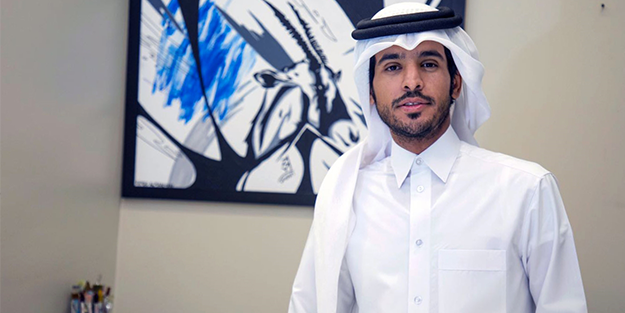 Katarlı ünlü ressamdan Türkiye'ye 'Erdoğan portreli' destek! Bakın ne mesaj verdi