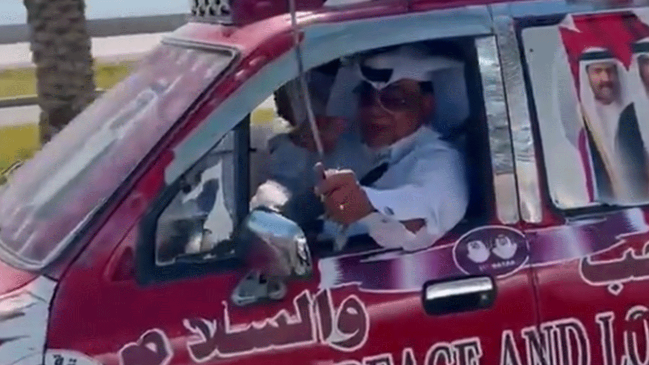 Katarlının yaptığını gören beğeni butonuna bastı