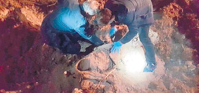 Katil cesedin yerini değiştirirken yakalandı