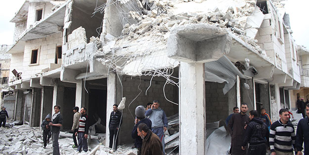 Katil Esad rejimi okulu bombaladı