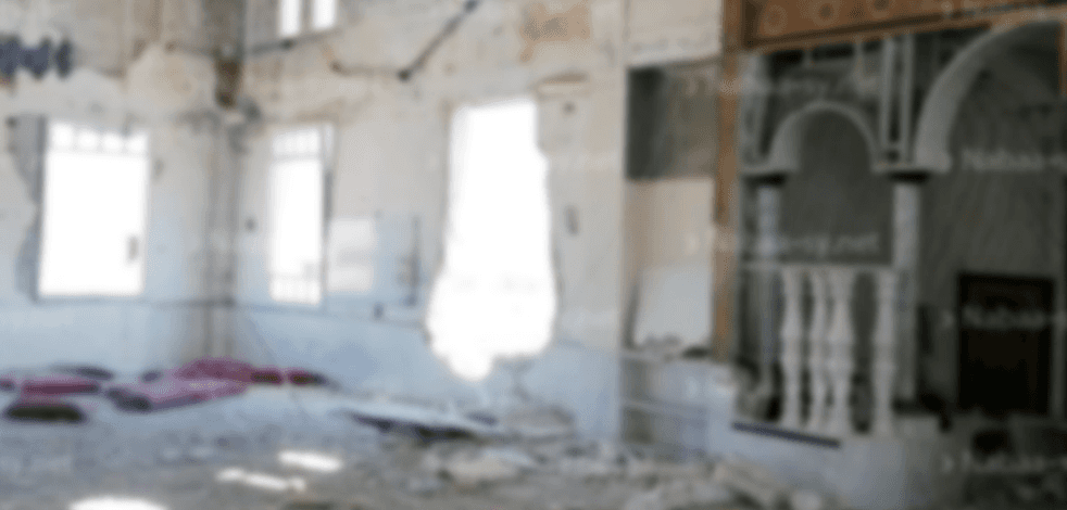 Katil Esed güçleri cami bombaladı!