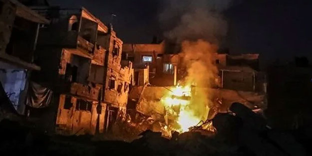 Katil İsrail 1.5 milyon kişinin sığındığı Refah’ı havadan bombaladı