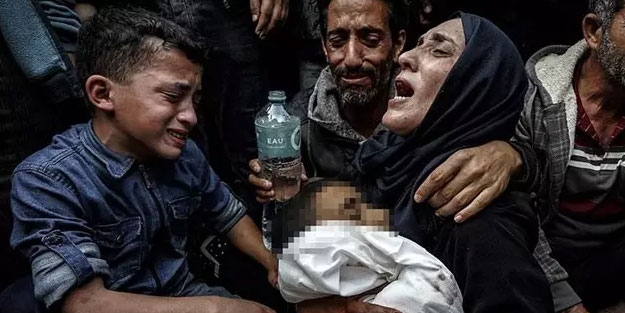 Katil İsrail Gazze'de soykırım yaptı! Dünyanın gözü önünde insanlık ayaklar altına alınıyor