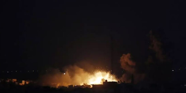 Katil İsrail ordusu duyurdu! Savaş uçakları ve SİHA'larla vurdular