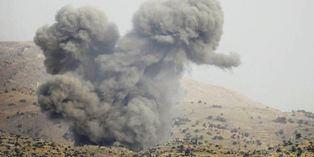 Katil İsrail ordusundan Lübnan'a füzeler atıldı!