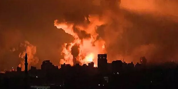 Katil İsrail, Refah'a havadan ve karadan saldırı başlattı! Şehit ve yaralılar var