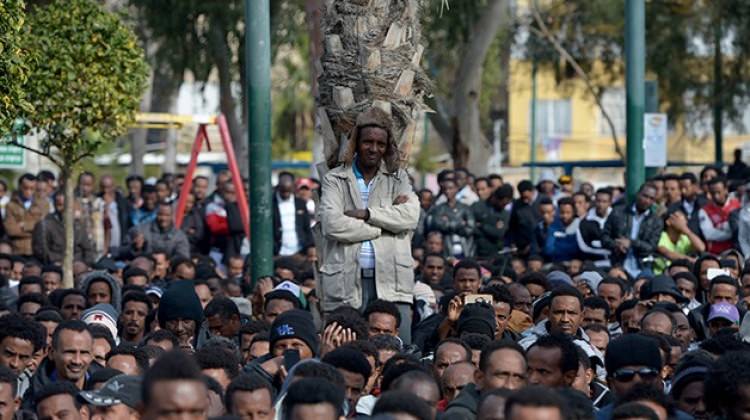 Katil İsrail'de Afrikalı mülteci krizi