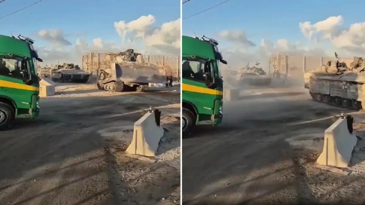 Katil İsrail’den iki yıl sonra bir ilk! Gazze’den tarihi görüntüler geldi