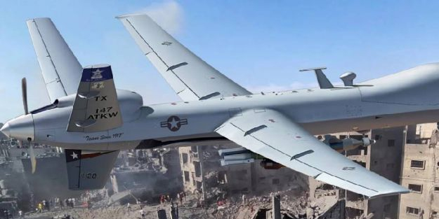 Katil İsrail'den skandal bitmiyor: ABD'nin 6 İHA'sı Gazze'de uçuyor! Dünyayı ayağa kaldıracak gelişme!