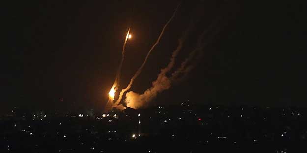 Katil İsrail’e roket saldırısı!