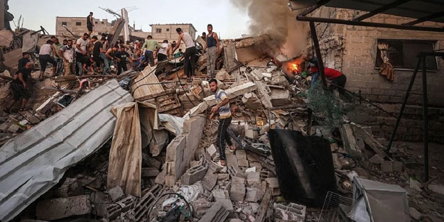 Katil İsrail'e silah veren ABD'den alçak tavır! "Gazze’deki sivil ölümlerinden endişeliyiz"