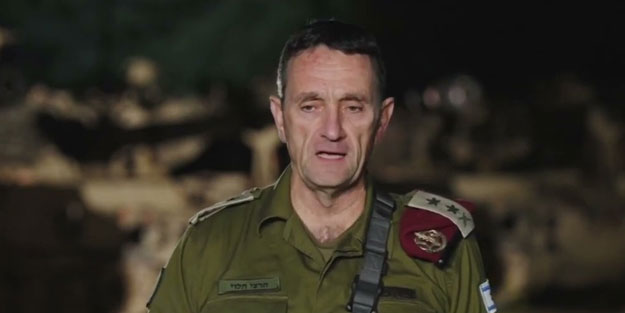 Katil İsrail'in Genelkurmay Başkanı Lübnan’ı tehdit etti