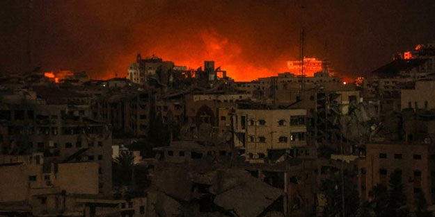 Katil İsrail'in saldırılarında çok sayıda Filistinli şehit oldu