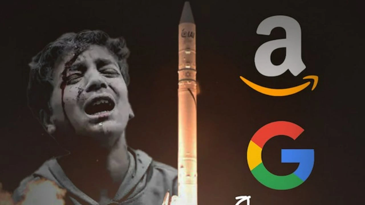 Katil İsrail'in suç ortakları: Amazon ve Google!