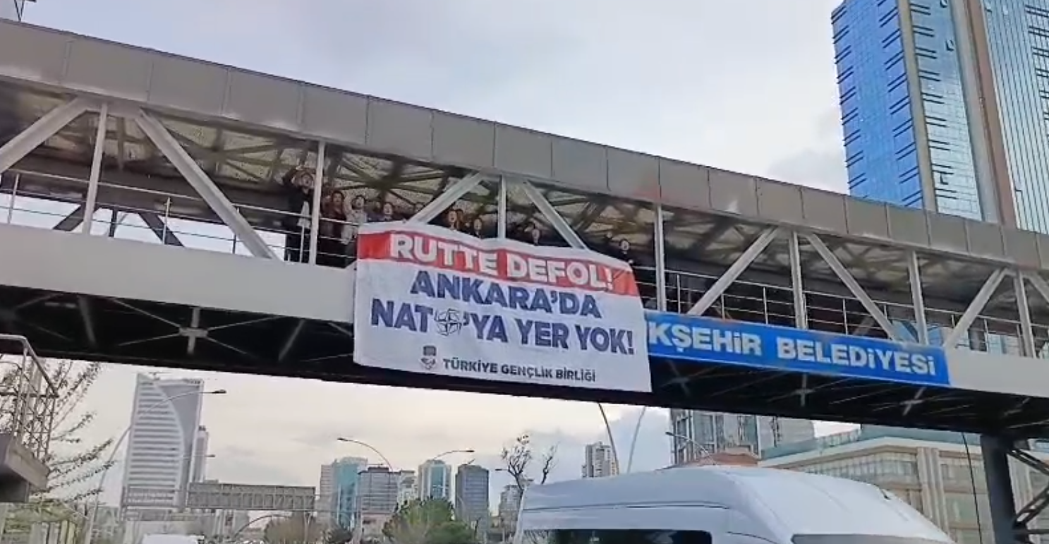 Katil Nato Türkiye’den defol! Dışişleri önünde Rutte karşılaması