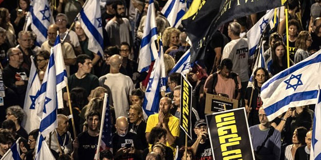 Katil Netanyahu'ya öfke seli