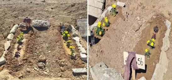 Katiliyle yan yana toprağa verildi!