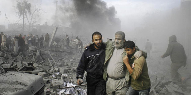 Katiller bayramda katliam yaptı! Siyonist saldırısında 9 Filistinli şehit oldu