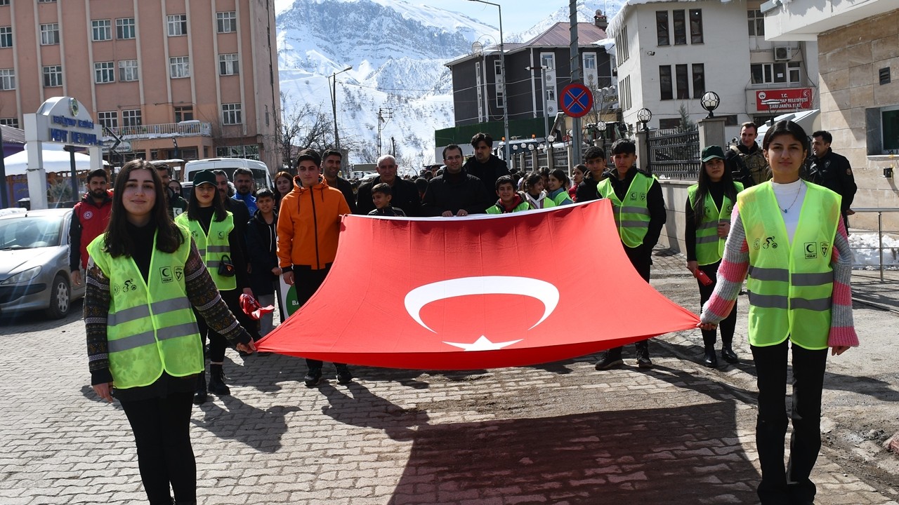 Kato Dağı’ndan Beytüşşebap’a sağlıklı yaşam için yürüdüler