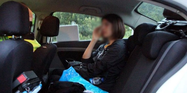 Kavga ettiği eşini TEM otoyolunda bırakıp gitti!