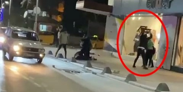 Kavga ettiği kişinin sırtında böyle sandalye kırdı
