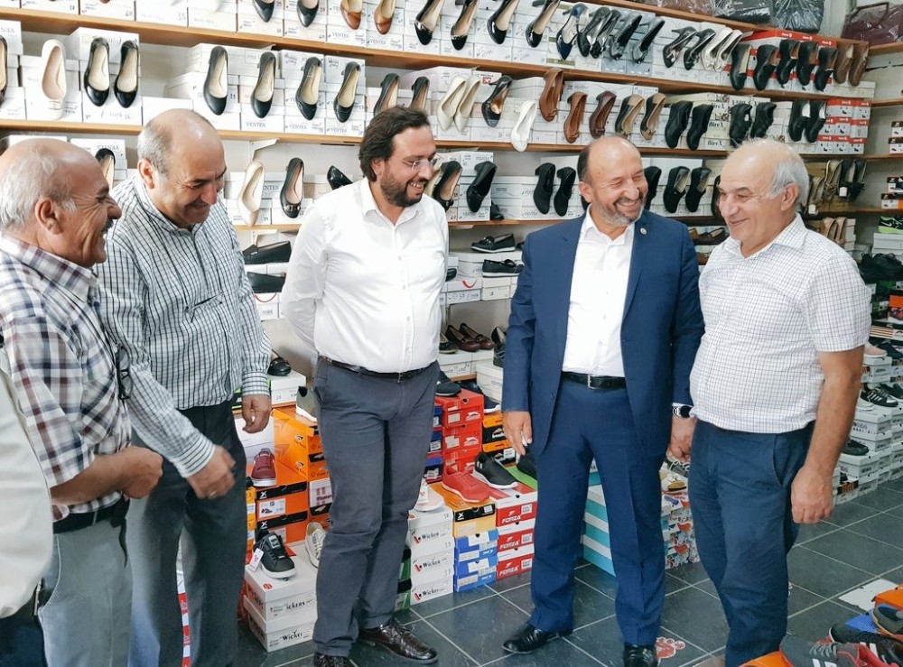 Kavuncu’dan esnaf turu 