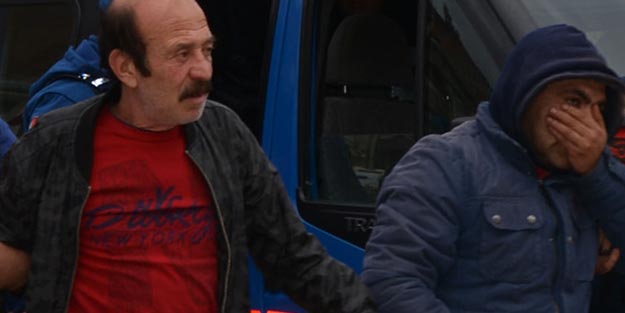 Kaya mezarı parçaladılar... Definecilere gözaltı!