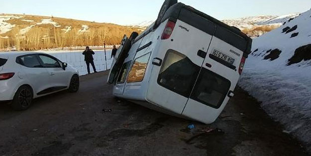 Kayak merkezinden dönüşte kaza: 16 yaralı