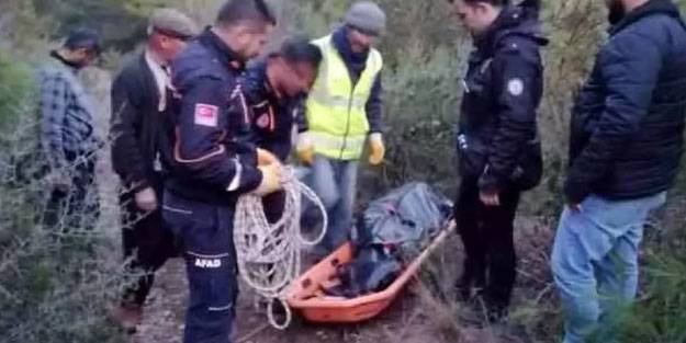 Kayalıklarda erkek cesedi bulundu