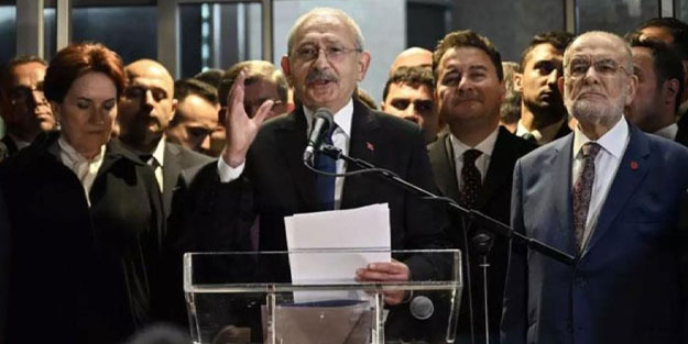 Kaybetmeye doymayan Kılıçdaroğlu, Cumhurbaşkanı Erdoğan'a yenilen herkesi topluyor