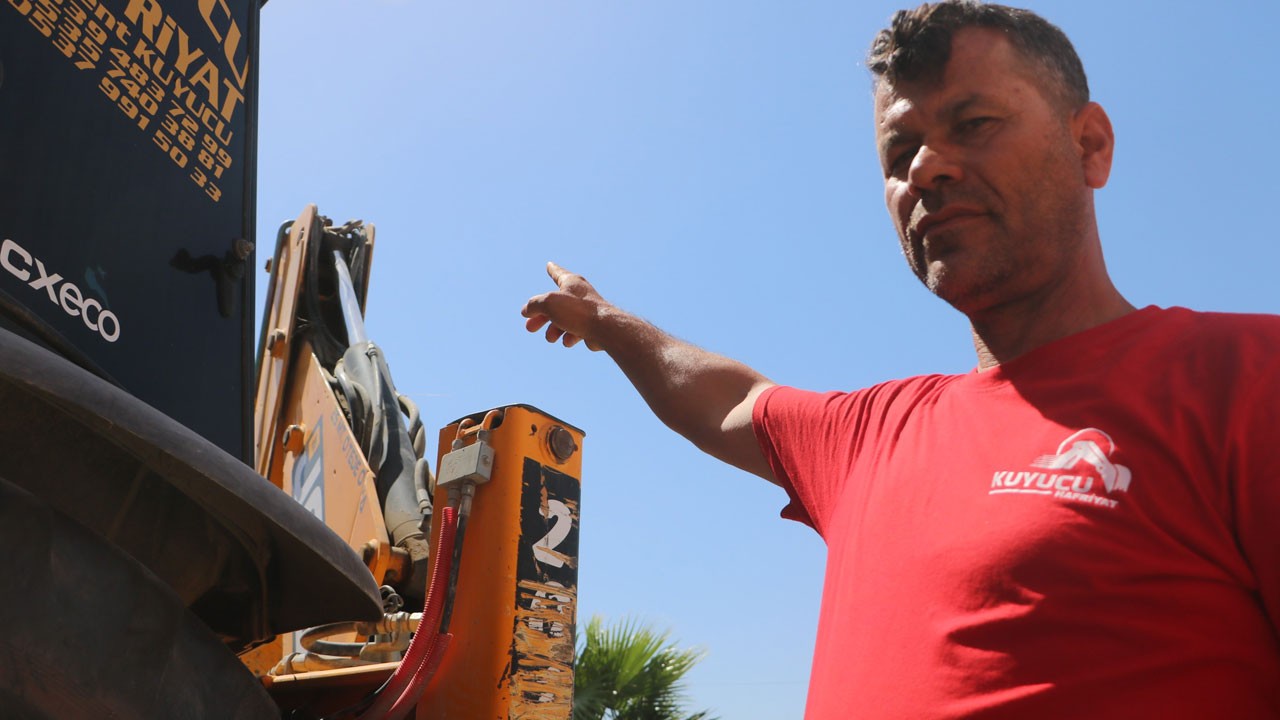 Kaybı 150 bin TL! Bakın 17 gündür neden kepçesini çalıştırmıyor