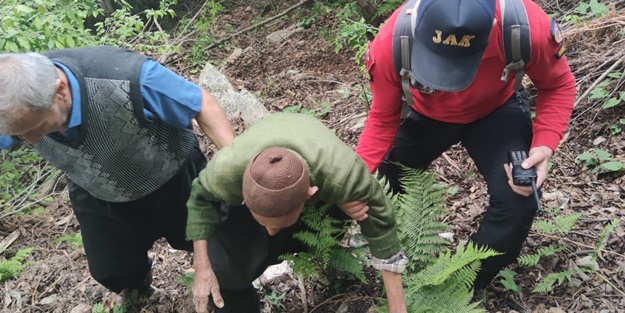 Kaybolan alzaymır hastası ormanlık alanda bulundu