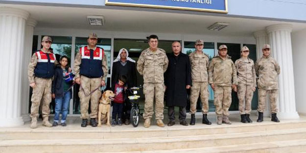 Kaybolan çocuk, 8 saat sonra donmak üzereyken bulundu